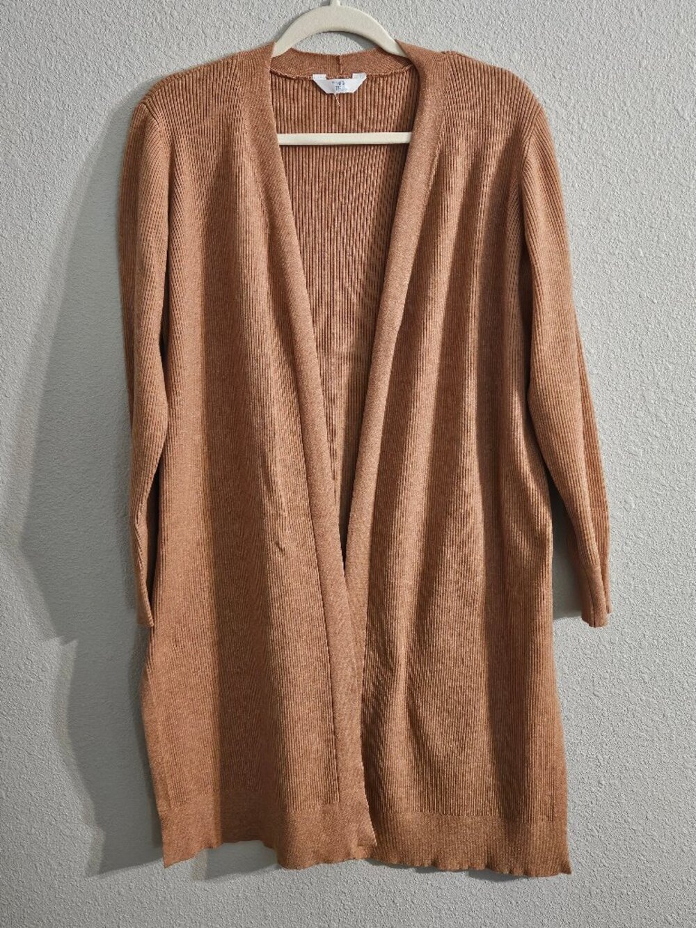 Time and Tru, Open Front Long Cardigan, XXL